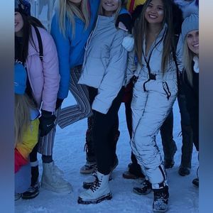 Hot & Dangerous Reflective Puffer Jacket - from Dolls Kill